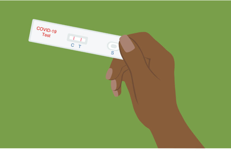 Positive rapid antigen COVID-19 test